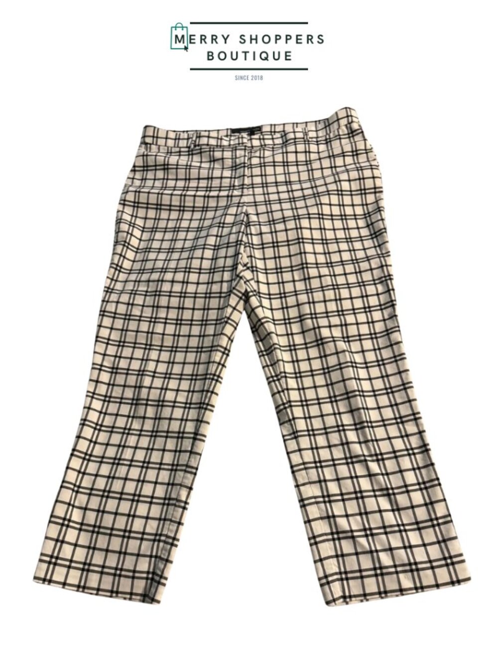 Women’s Plaid Ankle Dress Pants